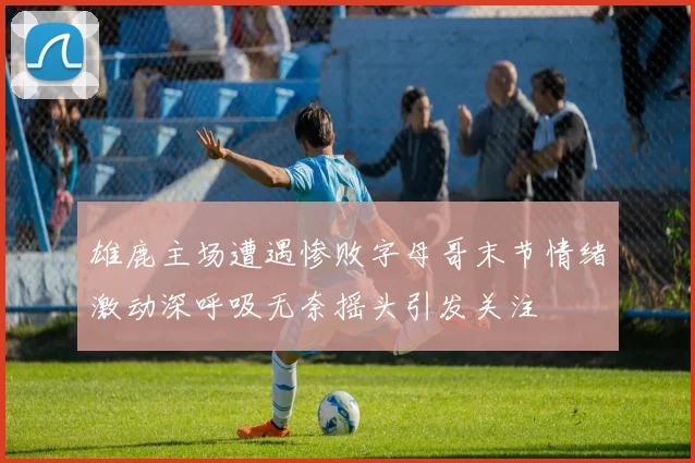 雄鹿主场遭遇惨败字母哥末节情绪激动深呼吸无奈摇头引发关注